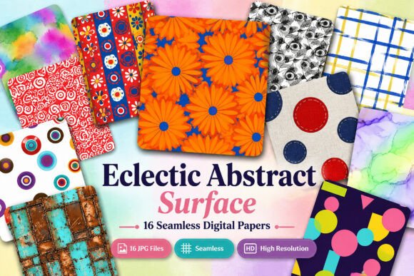 Download Eclectic Abstract Surface Pattern - Surface pattern Collection