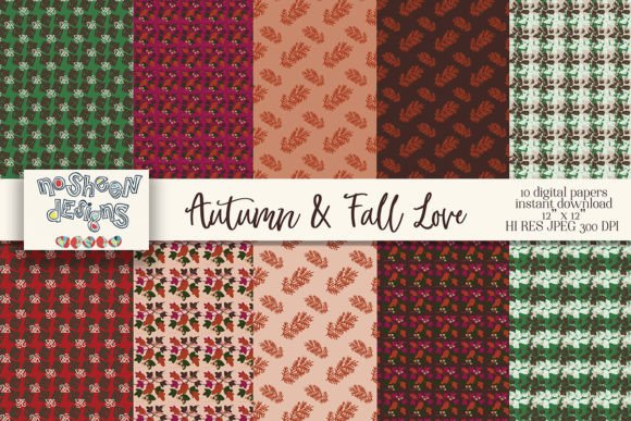 Download Autumn and Fall Scrapbook Paper Pack - Scrapbook paper Collection