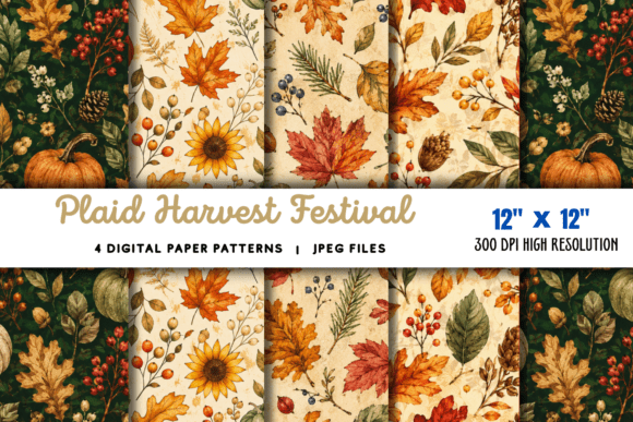 Download Fall Plaid Scrapbook Paper - Scrapbook paper Collection