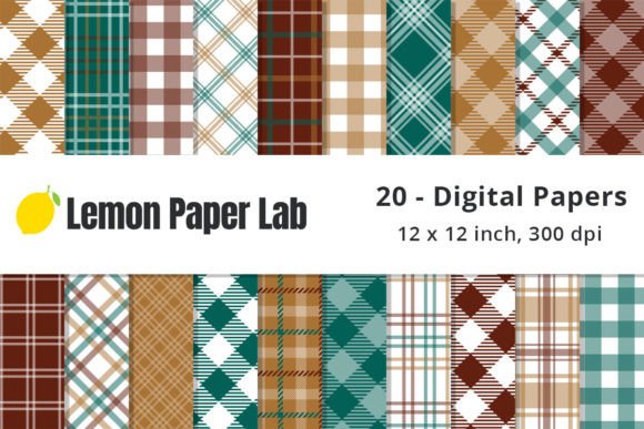 Download Fall Plaid Scrapbook Paper - Scrapbook paper Collection